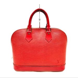 Louis Vuitton LV Handbag M52147 Alma Red Epi ❤
